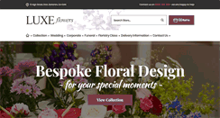 Desktop Screenshot of luxe-flowers.com